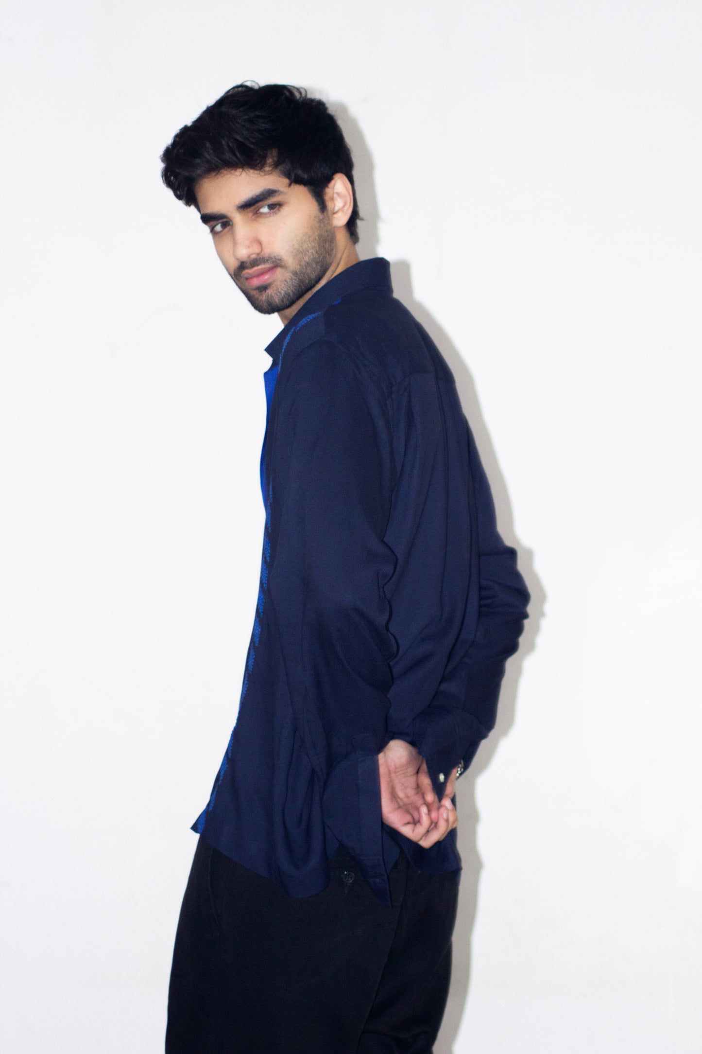 Hand Embroidered Bowler Shirt