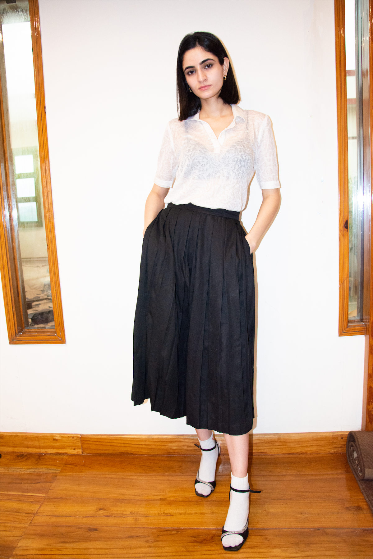 Knit Jacquard T-Shirt