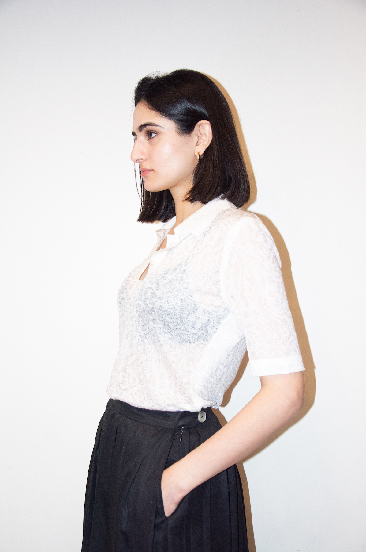 Knit Jacquard T-Shirt