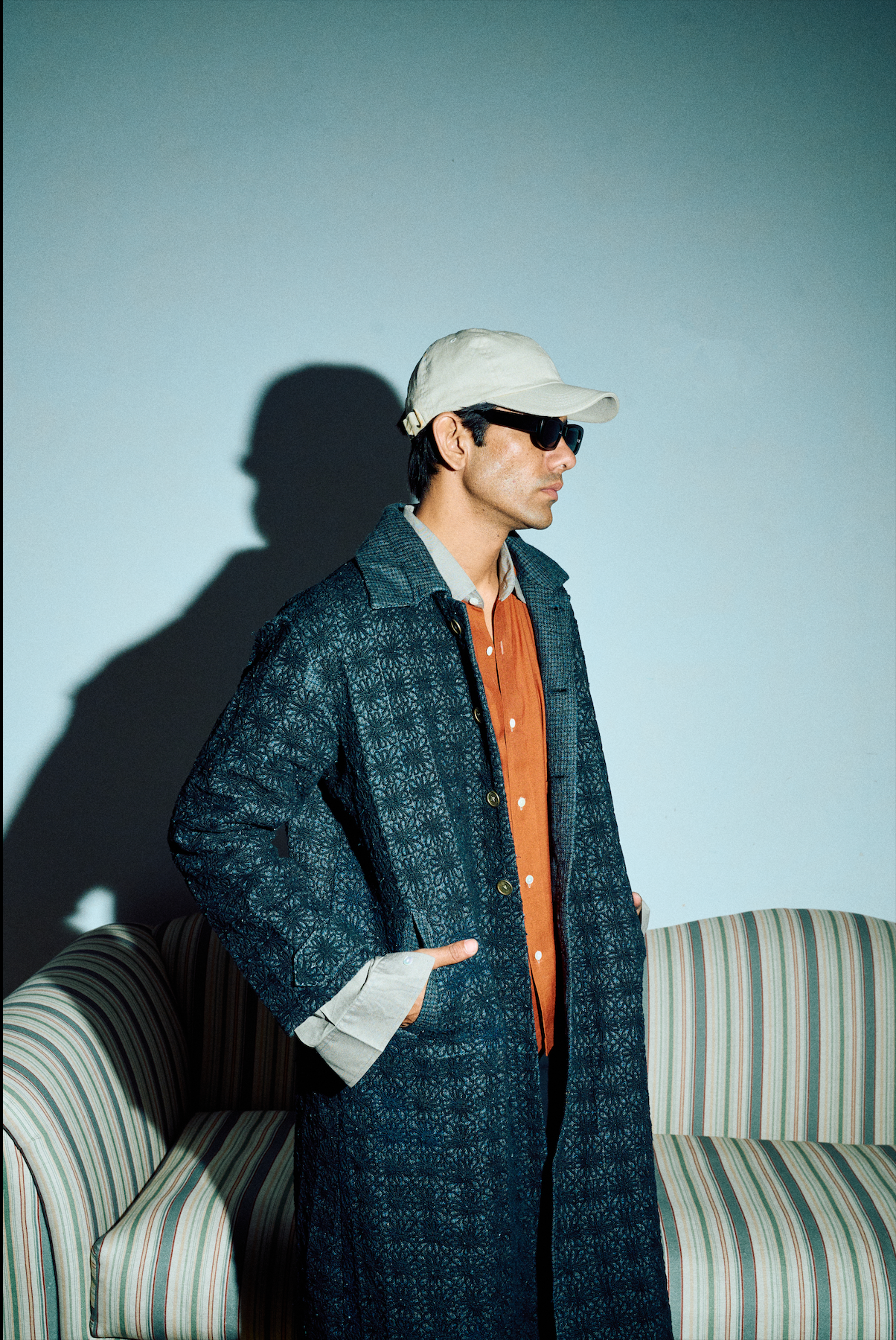 Embroidered Over Coat