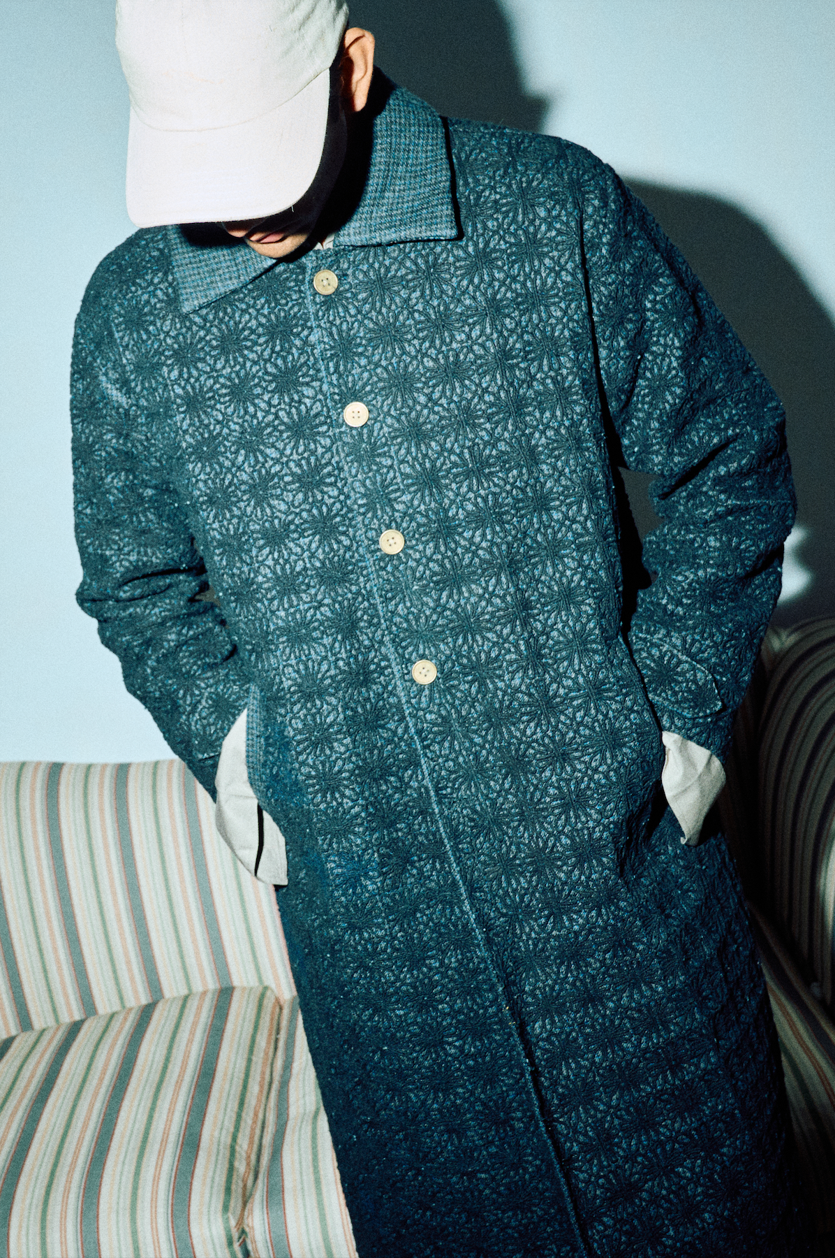 Embroidered Over Coat