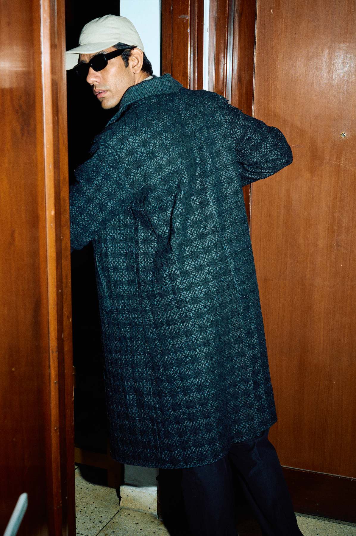 Embroidered Over Coat