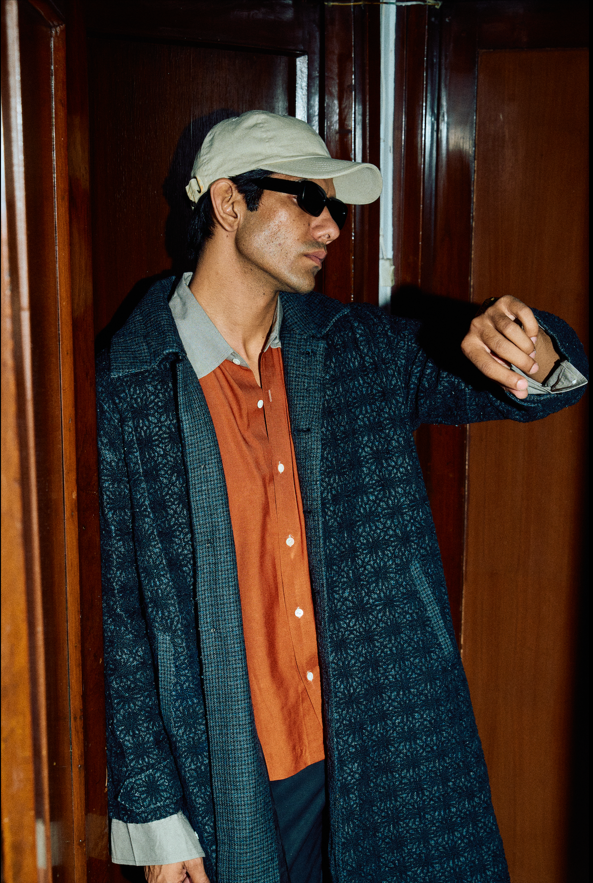 Embroidered Over Coat