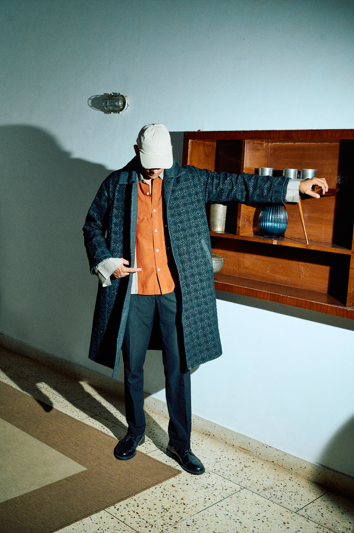 Hand Embroidered Over Coat