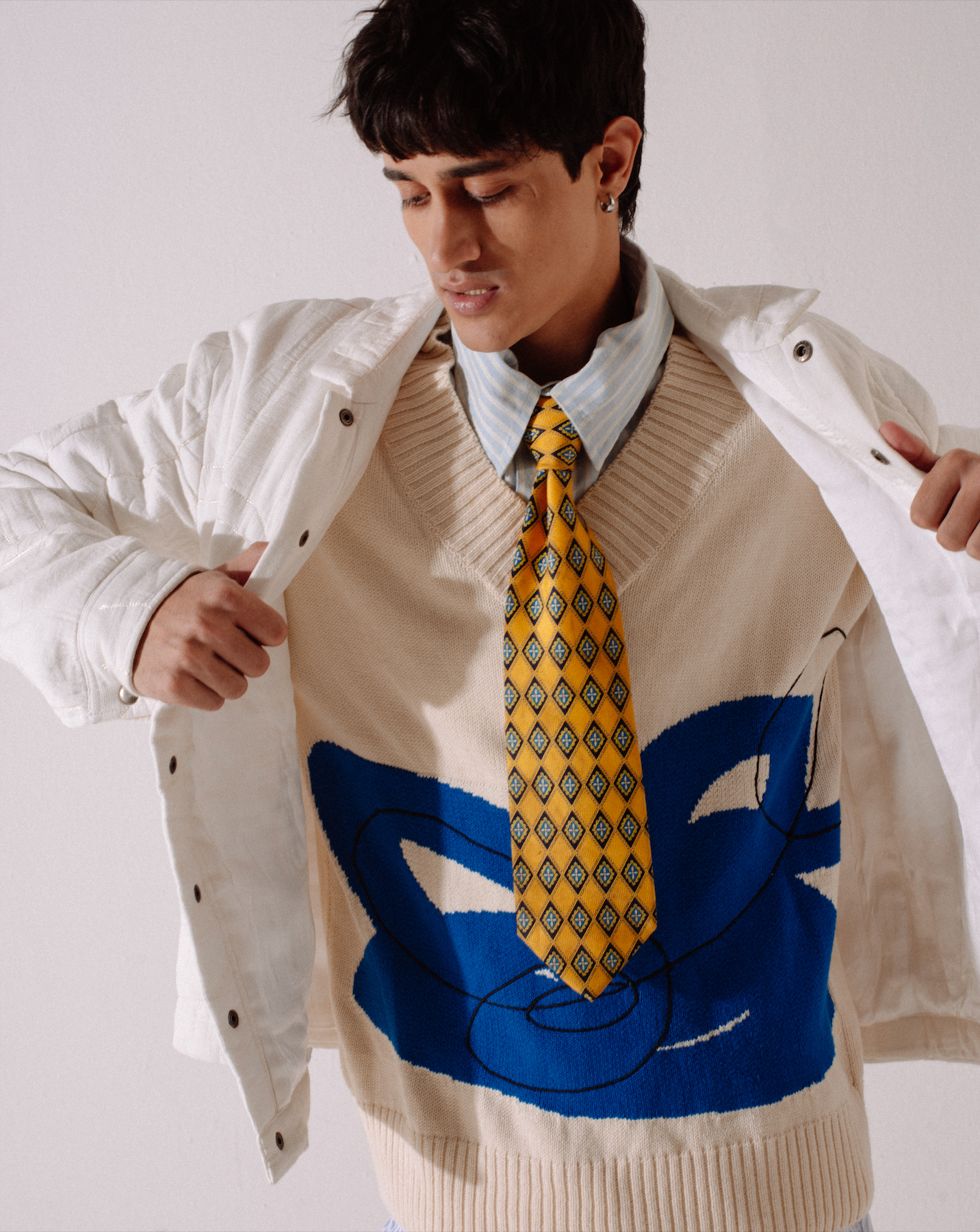 Quilted Embroidered Jacket