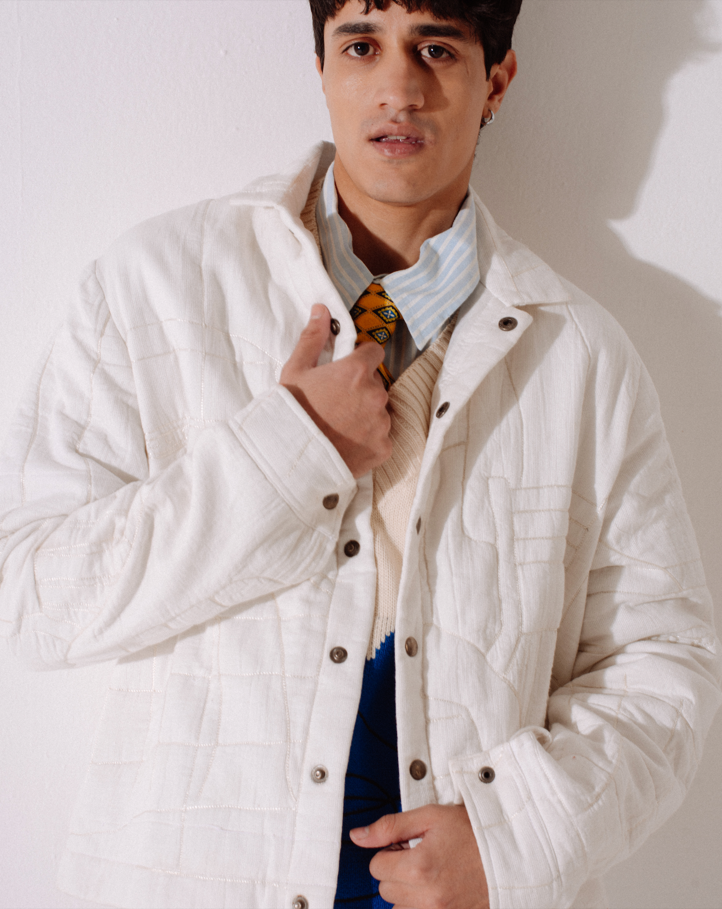 Quilted Embroidered Jacket