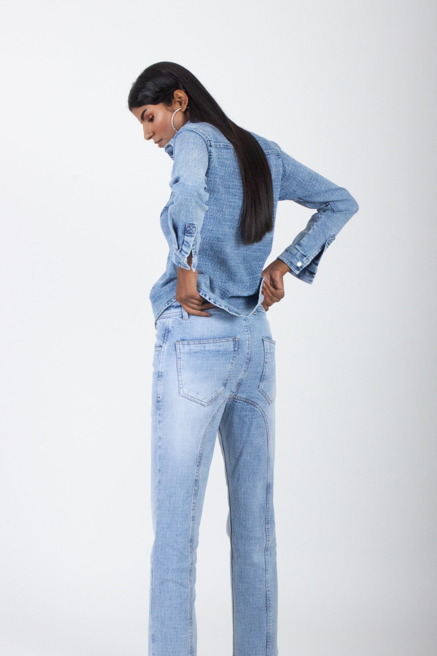 Denim Boot Cut Jeans