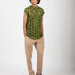 Hand Knitted Olive Vest