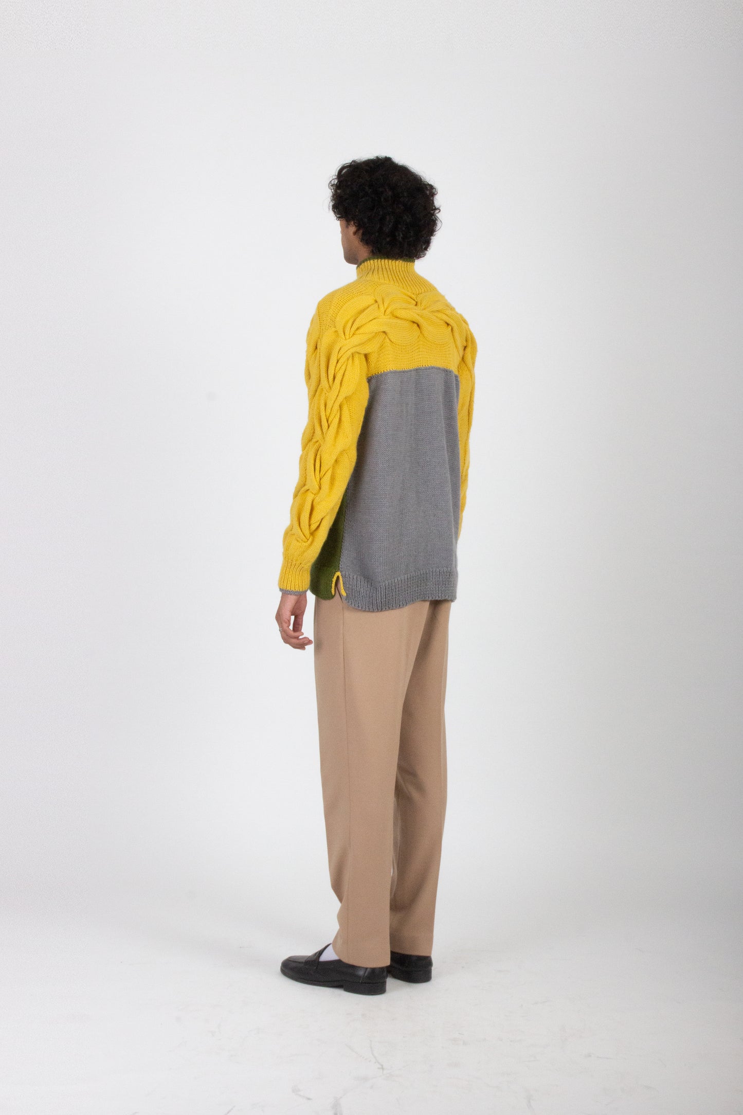 Hand Knitted Cable Sweater