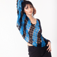 Embroidered Stripe Moon Top