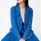 Lapis Blazer Shirt