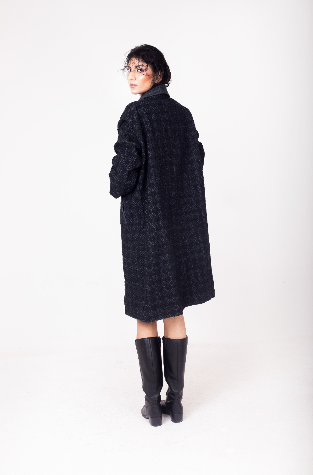 Embroidered Over Coat