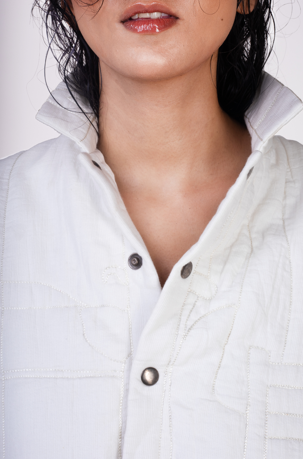 Quilted Embroidered Jacket