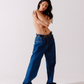 Patterned Indigo Jeans