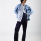 Patterned Classic Denim Jacket