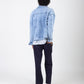 Patterned Classic Denim Jacket